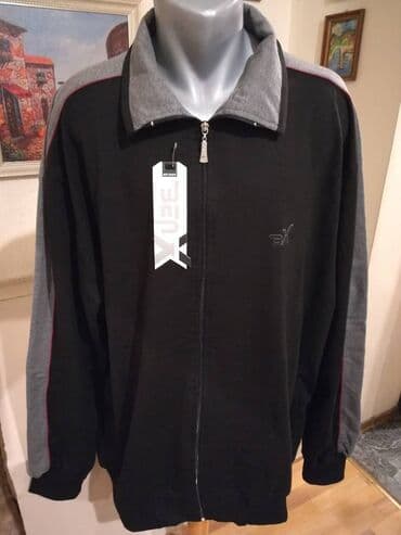 Duks, 5XL, bоја - Crna, Sa rajferšlusom na lalafo.rs Duks, 5XL, bоја - Crna, Sa rajferšlusom