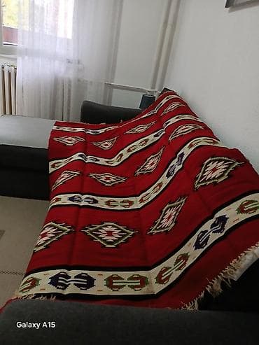 Ručno tkani ćilimi – 2 komada - Tradicionalni pirotski/rustični stil na lalafo.rs — 2 Ručno tkani ćilimi – 2 komada - Tradicionalni pirotski/rustični stil — 2