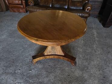 Dressers: Okrugli drveni sto – klasičan dizajn - Materijal: masivno drvo sa at lalafo.rs — 5 Dressers: Okrugli drveni sto – klasičan dizajn - Materijal: masivno drvo sa — 5