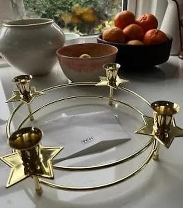 prsluk jaknica mango u: TCM svečani svećnjak/venac za advent – mesing, Ø oko 24 cm - Okrugli at lalafo.rs — 10 prsluk jaknica mango u: TCM svečani svećnjak/venac za advent – mesing, Ø oko 24 cm - Okrugli — 10