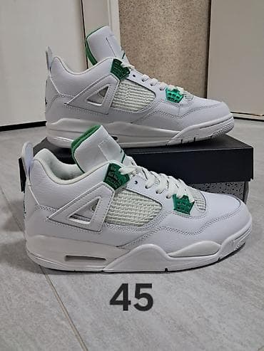 Nike Air Jordan 4 – White/Green - Model: Air Jordan 4 Retro - Boje at lalafo.rs — 1 Nike Air Jordan 4 – White/Green - Model: Air Jordan 4 Retro - Boje — 1