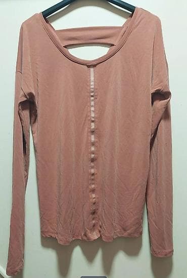 Ženska majica dugih rukava u boji prljavoroze. Tanji, meki i na lalafo.rs — 1 Ženska majica dugih rukava u boji prljavoroze. Tanji, meki i — 1