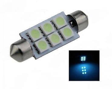kom sa etiketom: LED auto sijalica – C5W/36 mm, 6x SMD LED, hladno bela svetlost - at lalafo.rs — 1 kom sa etiketom: LED auto sijalica – C5W/36 mm, 6x SMD LED, hladno bela svetlost - — 1