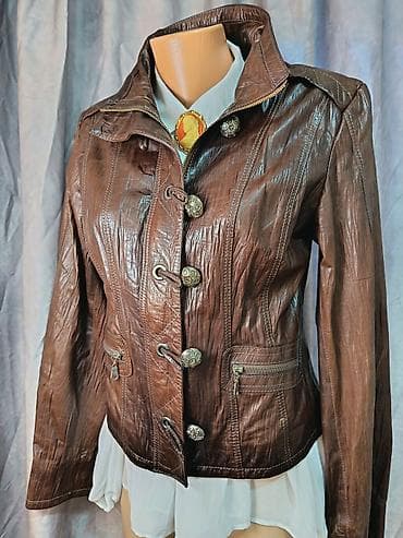 cista koza broj: Ženska jakna koža prava, Nova, M-L neobičan dezen kože, guzvam na lalafo.rs — 3 cista koza broj: Ženska jakna koža prava, Nova, M-L neobičan dezen kože, guzvam — 3