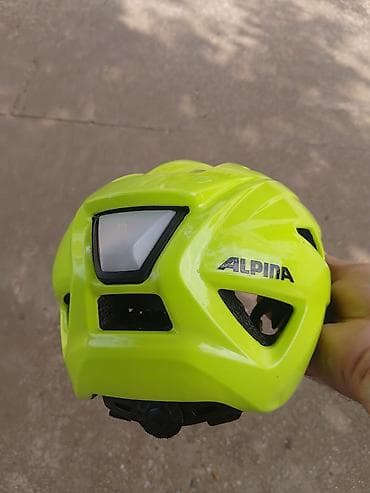 Oprema za bicikliste: Alpina biciklistička kaciga – fluorescentno žuta obim 50-55 - Brend na lalafo.rs — 3 Oprema za bicikliste: Alpina biciklistička kaciga – fluorescentno žuta obim 50-55 - Brend — 3