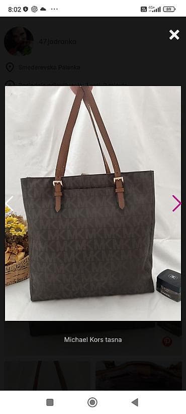 SNIŽENO!!!Michael Kors ženska torba – shopper/tote model - Materijal na lalafo.rs — 2 SNIŽENO!!!Michael Kors ženska torba – shopper/tote model - Materijal — 2