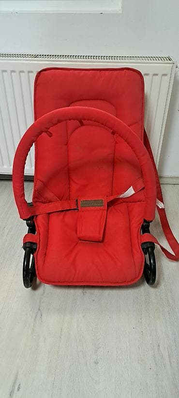 Cribs: Crvena ležaljka/ljuljaška za bebe BabyFold - Udobno podstavljeno at lalafo.rs — 2 Cribs: Crvena ležaljka/ljuljaška za bebe BabyFold - Udobno podstavljeno — 2