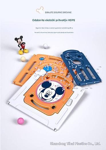 Disney dečja ogradica za igru – modularni paneli sa Mikijevim motivima na lalafo.rs — 5 Disney dečja ogradica za igru – modularni paneli sa Mikijevim motivima — 5