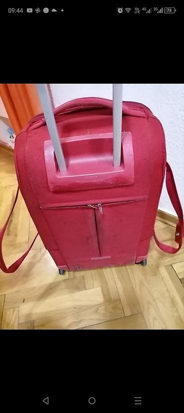 Kofer veliki platneni SAMSONITE ispravan dobar na točkiće . Može na na lalafo.rs Kofer veliki platneni SAMSONITE ispravan dobar na točkiće . Može na