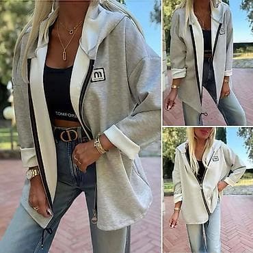 Ženska urbana jakna/duks sa kapuljačom i rajsferšlusom - Model na lalafo.rs — 2 Ženska urbana jakna/duks sa kapuljačom i rajsferšlusom - Model — 2