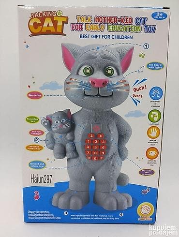 Muzičke igračke: Veliki Brbljivi Talking Tom 🐱🎤 Ovaj Veliki Talking Tom je prava na lalafo.rs — 1 Muzičke igračke: Veliki Brbljivi Talking Tom 🐱🎤 Ovaj Veliki Talking Tom je prava — 1