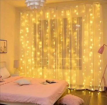 LED Zavese za Dekoraciju 3x3m Vise boja Potpuno nove LED zavese, koje na lalafo.rs — 8 LED Zavese za Dekoraciju 3x3m Vise boja Potpuno nove LED zavese, koje — 8