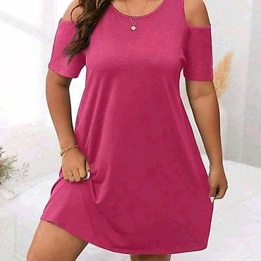 bermude teksas br: Ženska mini haljina sa otvorenim ramenima - Kroj: A-linija, opušten at lalafo.rs — 4 bermude teksas br: Ženska mini haljina sa otvorenim ramenima - Kroj: A-linija, opušten — 4