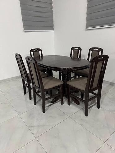 Komplet sto + 6 stolice=378eDrveni trpezarijski set – sto sa 6 stolica na lalafo.rs — 4 Komplet sto + 6 stolice=378eDrveni trpezarijski set – sto sa 6 stolica — 4