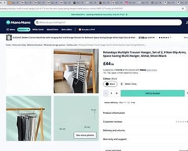 Home & Garden: Višenamenski organizator/vešalica za pantalone i marame – set od 2 at lalafo.rs — 7 Home & Garden: Višenamenski organizator/vešalica za pantalone i marame – set od 2 — 7