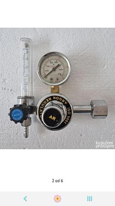 Prodajem nov i kvalitetan regulator za argon sa manometrom. Podaci na lalafo.rs — 2 Prodajem nov i kvalitetan regulator za argon sa manometrom. Podaci — 2