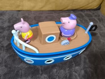 Igračka deka prase brod original iz pertinija - Plastični brodić u na lalafo.rs Igračka deka prase brod original iz pertinija - Plastični brodić u