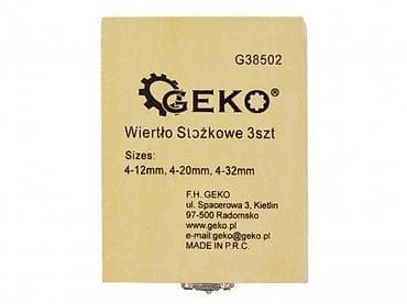 Ureznice: Set spiralnih stepenastih burgija GEKO – 3 dela u drvenoj kutiji - na lalafo.rs — 5 Ureznice: Set spiralnih stepenastih burgija GEKO – 3 dela u drvenoj kutiji - — 5