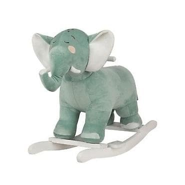 Plišani ljuljaška–slon za decu - Mekan plišani slon sa drvenim na lalafo.rs Plišani ljuljaška–slon za decu - Mekan plišani slon sa drvenim