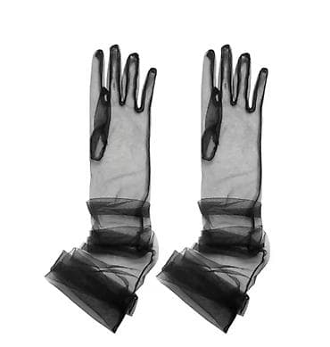 Accessories: NOVE crne gothic čipkane rukavice, meni prevelike, više su za duže at lalafo.rs — 2 Accessories: NOVE crne gothic čipkane rukavice, meni prevelike, više su za duže — 2