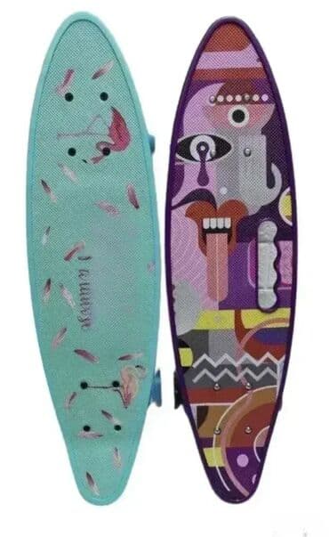 Skejtbord - Veliki izbor dezena - Penibord sa svetlećim točkićima na lalafo.rs Skejtbord - Veliki izbor dezena - Penibord sa svetlećim točkićima