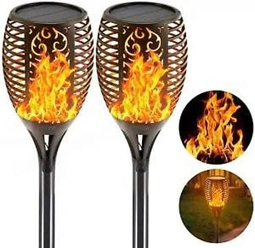 Garden Lighting: Solarne baštenske baklje sa efektom plamena – set 2 kom - Realističan at lalafo.rs — 2 Garden Lighting: Solarne baštenske baklje sa efektom plamena – set 2 kom - Realističan — 2