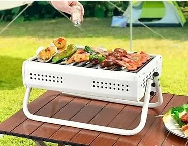 Prenosivi roštilj na ćumur – kompaktan i praktičan za dvorište na lalafo.rs Prenosivi roštilj na ćumur – kompaktan i praktičan za dvorište