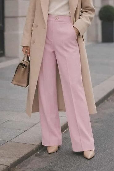 Ureznice: Ženske elegantne pantalone sa širokom nogavicom - Kroj: visoki struk na lalafo.rs — 3 Ureznice: Ženske elegantne pantalone sa širokom nogavicom - Kroj: visoki struk — 3