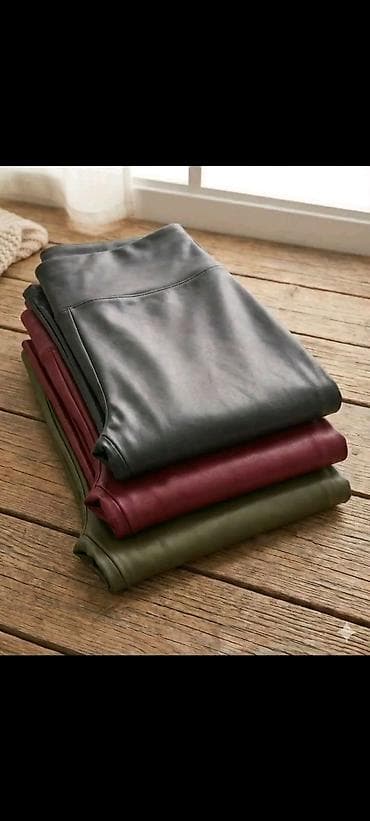 Ženske proširene helanke od eko kože Eko koža vel: S M, L, XL 3komada na lalafo.rs — 1 Ženske proširene helanke od eko kože Eko koža vel: S M, L, XL 3komada — 1