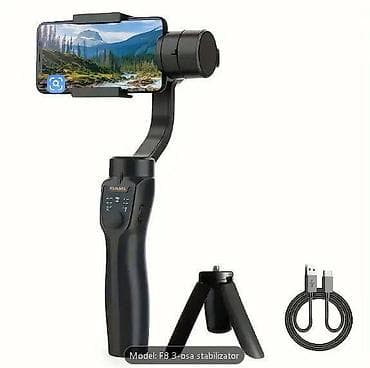 QAML F8 gimbal stabilizator za telefon – 3-osa stabilizacija - na lalafo.rs — 1 QAML F8 gimbal stabilizator za telefon – 3-osa stabilizacija - — 1