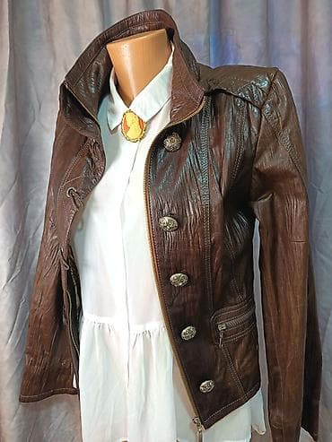 cista koza broj: Ženska jakna koža prava, Nova, M-L neobičan dezen kože, guzvam na lalafo.rs — 2 cista koza broj: Ženska jakna koža prava, Nova, M-L neobičan dezen kože, guzvam — 2