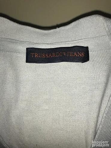 Original Trussardi jeans dzemper L 100% cotton Made in Italy Ramena na lalafo.rs — 2 Original Trussardi jeans dzemper L 100% cotton Made in Italy Ramena — 2
