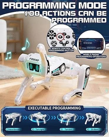 Robot pas Мултифункционални електрични RC механички пас, интелигентни na lalafo.rs — 2 Robot pas Мултифункционални електрични RC механички пас, интелигентни — 2