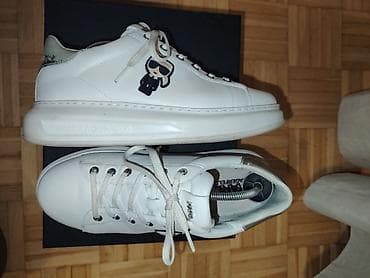 Karl Lagerfeld K/Ikonik bele kožne patike 6g 26cm - Model: niske na lalafo.rs — 4 Karl Lagerfeld K/Ikonik bele kožne patike 6g 26cm - Model: niske — 4