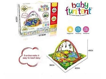 Baby Funtent – gimnastika/prostirka za bebe sa igračkama - Dimenzije na lalafo.rs Baby Funtent – gimnastika/prostirka za bebe sa igračkama - Dimenzije