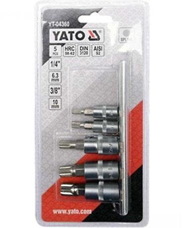 Set SPLINE ključeva muški, M5-M12, 5 kom – PROFI, YATO, Poljska Set na lalafo.rs — 3 Set SPLINE ključeva muški, M5-M12, 5 kom – PROFI, YATO, Poljska Set — 3