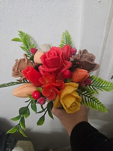 Dekorativni aranžman u saksiji – ručno rađeni buket od veštačkog cveća na lalafo.rs — 3 Dekorativni aranžman u saksiji – ručno rađeni buket od veštačkog cveća — 3