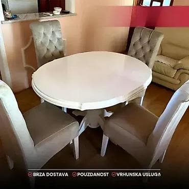 🍽️ TRPEZARIJSKI STO I STOLICE – ELEGANCIJA I KVALITET ZA VAŠ DOM! 🍽️ na lalafo.rs 🍽️ TRPEZARIJSKI STO I STOLICE – ELEGANCIJA I KVALITET ZA VAŠ DOM! 🍽️