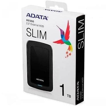 Electronics: ADATA HV300 2.5" eksterni hard disk – 1 TB - Kapacitet: 1 TB - at lalafo.rs — 1 Electronics: ADATA HV300 2.5" eksterni hard disk – 1 TB - Kapacitet: 1 TB - — 1