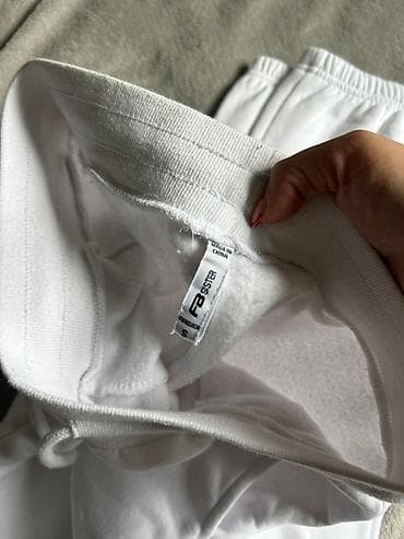 Ženske bele trenerke / donji deo - Boja: čista bela - Kroj na lalafo.rs — 6 Ženske bele trenerke / donji deo - Boja: čista bela - Kroj — 6