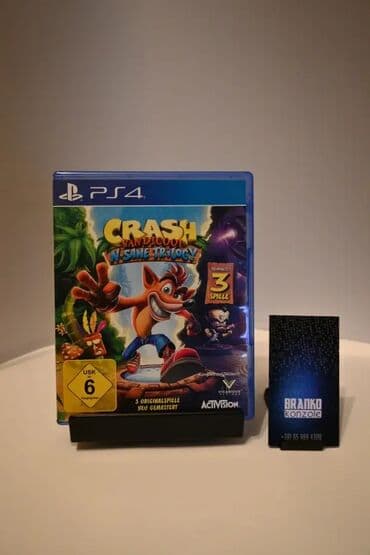Prodajem original igricu za Sony Playstation 4 konzolu - CRASH N. Sane na lalafo.rs Prodajem original igricu za Sony Playstation 4 konzolu - CRASH N. Sane