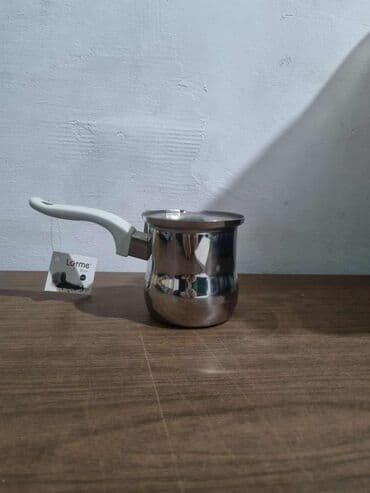 Džezva/šerpica za kafu i mleko – Inox - Materijal: nerđajući čelik na lalafo.rs Džezva/šerpica za kafu i mleko – Inox - Materijal: nerđajući čelik