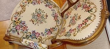 Antique Armchairs: Antikvrska tapacirana fotelja u stilu ROKOKO - Konstrukcija: čvrsto at lalafo.rs — 4 Antique Armchairs: Antikvrska tapacirana fotelja u stilu ROKOKO - Konstrukcija: čvrsto — 4