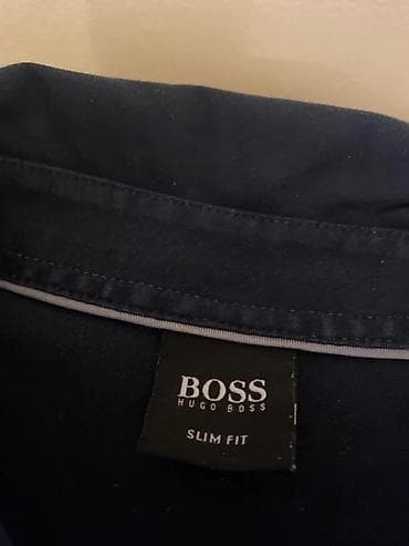 Original Hugo Boss majica M 100% cotton Crnosiva boja ramena 45cm na lalafo.rs — 2 Original Hugo Boss majica M 100% cotton Crnosiva boja ramena 45cm — 2