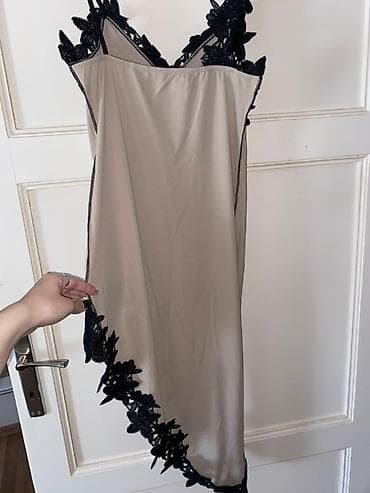 Elegantna slip haljina sa čipkom - Model: asimetrična slip haljina na at lalafo.rs — 3 Elegantna slip haljina sa čipkom - Model: asimetrična slip haljina na — 3