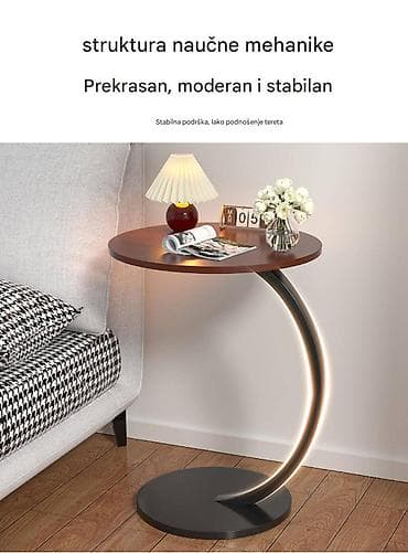 Moderan pomoćni sto sa LED osvetljenjem - Dizajn: minimalistički, sa na lalafo.rs — 1 Moderan pomoćni sto sa LED osvetljenjem - Dizajn: minimalistički, sa — 1