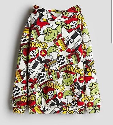 H&M uniseks duks s kapuljačom – The Grinch motiv - Brend: H&M na lalafo.rs — 1 H&M uniseks duks s kapuljačom – The Grinch motiv - Brend: H&M — 1