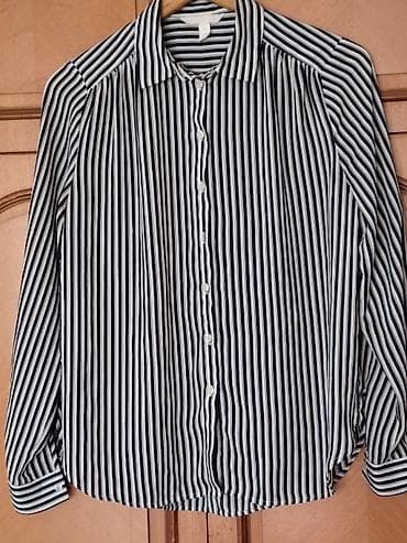 H&M ženska košulja na pruge - Model: klasična košulja sa kragnom na lalafo.rs — 1 H&M ženska košulja na pruge - Model: klasična košulja sa kragnom — 1