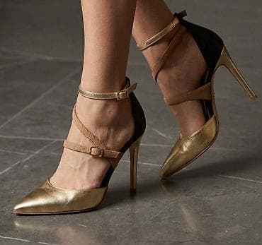 Ženske salonke na visoku štiklu – elegantan model sa remenčićima - na lalafo.rs Ženske salonke na visoku štiklu – elegantan model sa remenčićima -