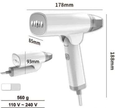Irons: Ručni parni aparat za peglanje odeće - Kompaktan i sklopiv dizajn – at lalafo.rs — 2 Irons: Ručni parni aparat za peglanje odeće - Kompaktan i sklopiv dizajn – — 2
